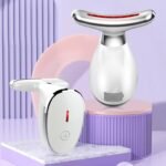 LED Neck Firming Device - 7-Color Light & Vibration